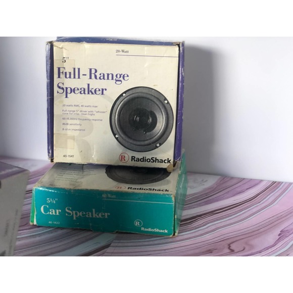 RADIO SHACK CAR SPEAKERS 4 inch #401421 60watt - Picture 4 of 6